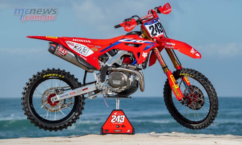 Stunning details of HRC CRF450R 2023