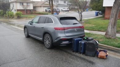 Mercedes-Benz EQS SUV luggage check: How much space behind the third row?