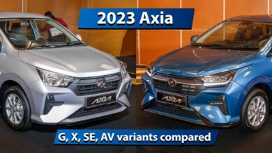 VIDEO: 2023 Perodua Axia D74A G, X, SE, AV variants compared - 1.0L D-CVT from RM38.6k to RM49.5k