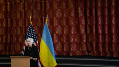 Janet Yellen visits Ukraine and pledges more US economic aid : NPR