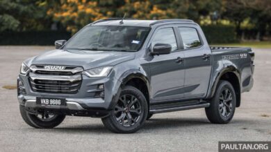 Isuzu D-Max 2023 car series updated in Malaysia - modified design, equipment;  from RM95k-RM151k on the road