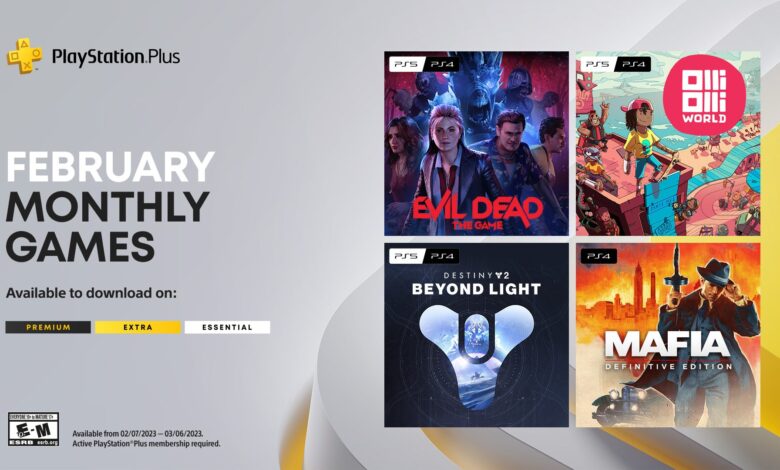 PlayStation Plus Monthly Games for February: Evil Dead: The Game, OlliOlliWorld, Destiny 2: Beyond Light, Mafia: Definitive Edition – PlayStation.Blog