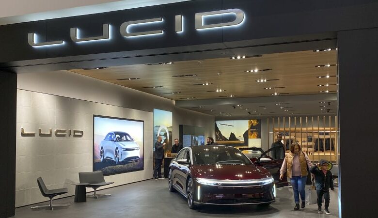 Lucid sees 2023 EV production much lower than forecast, shares fall 11%