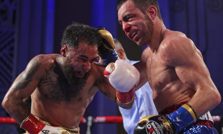 Luis Nery stops Azat Hovhannisyan in the 11th round of the intense brawl