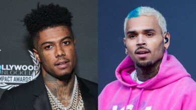 Blueface Responds to Chris Brown— 'You Beat The B *** h'