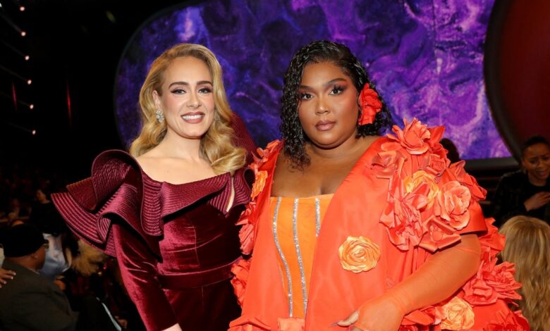 Lizzo recalls sneaking into a jar at the GRAMMY Awards and getting 'drunk' with Adele