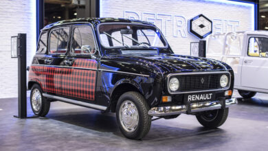 Renault partners with R-Fit to showcase classic cars converted to EVs