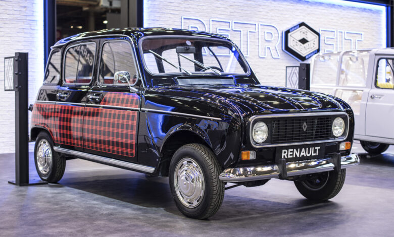 Renault partners with R-Fit to showcase classic cars converted to EVs