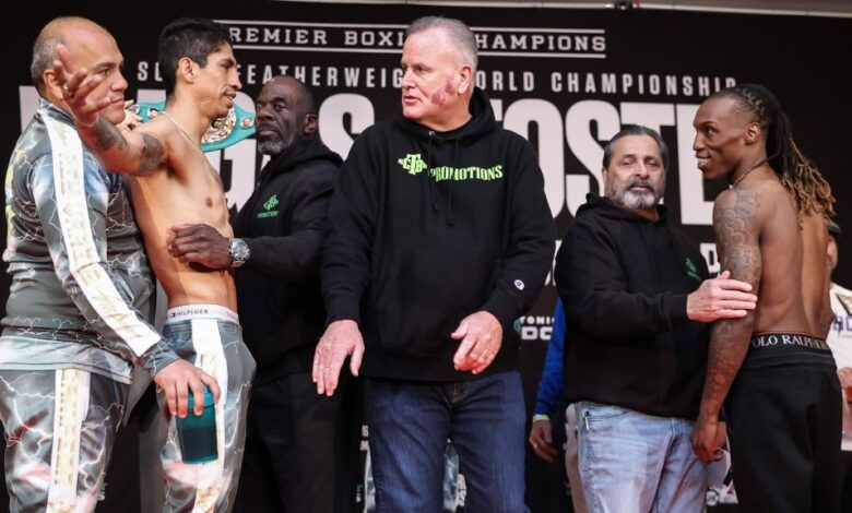 Video: Rey Vargas, O'Shaquie Foster weigh in for Saturday's 130-pound title fight