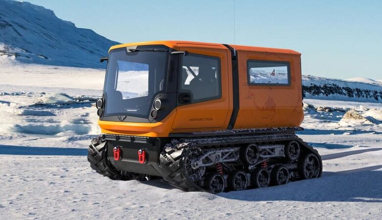 Antartica's only electric vehicle must be redesigned because of climate change