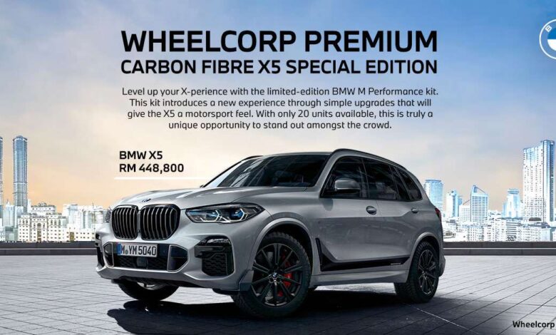 AD: Limited Edition BMW G05 X5 with M Performance Parts from Wheelcorp Premium - 20 units;  RM448,800