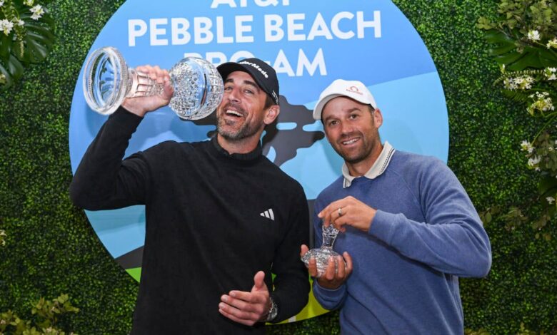 2023 AT&T Pebble Beach Pro-Am: Packers QB Aaron Rodgers wins amateur portion of event with Ben Silverman