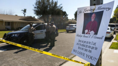 LA Police Department Arrests a Murdered Catholic Bishop : NPR