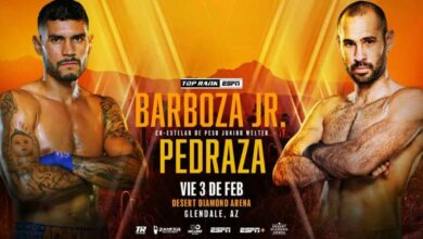 Arnold Barboza Jr vs Jose Pedraza full fight video poster 2023-02-03