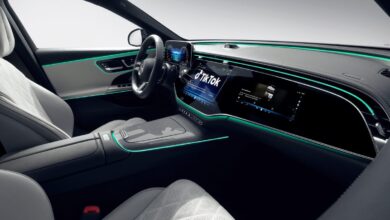 The interior of the Mercedes E-Class 2024 is trying to impress you