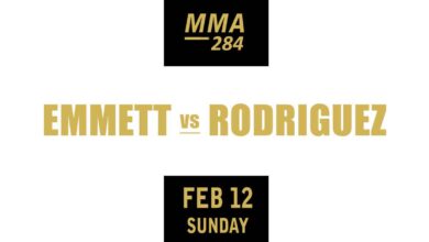 Josh Emmett vs Yair Rodriguez full fight video UFC 284 poster by ATBF