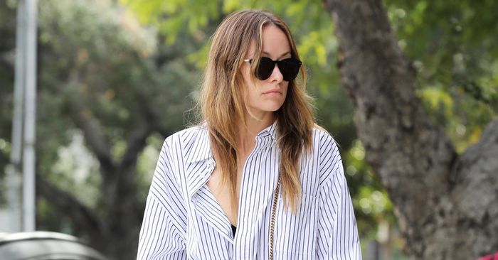 Olivia Wilde wears the best shoes to pair with cropped pants