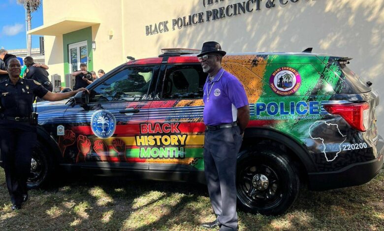 Special Miami police car for Black History Month brings backlash : NPR