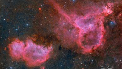NASA astrophotography for February 14, 2023: The Heart and Soul Nebula celebrates love day