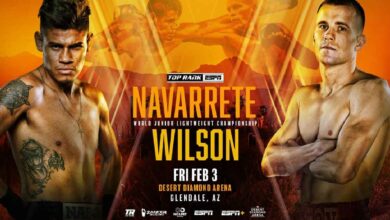 Emanuel Navarrete vs Liam Wilson full fight video poster 2023-02-03