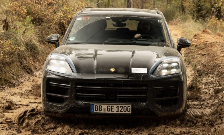 Porsche Cayenne facelift 2023 revealed before launch in Q2