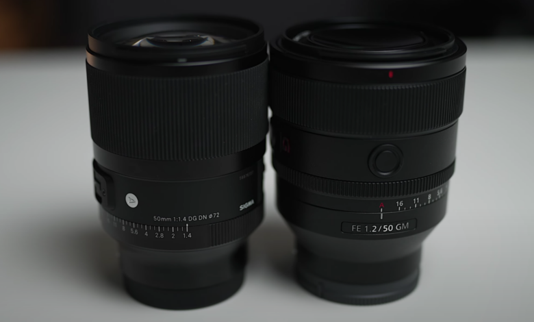 How does the new Sigma 50mm f/1.4 Art compare to the Sony 50mm f/1.2 GM?