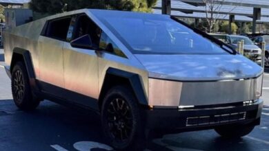 Tesla Cybertruck Prototype Tracked |  auto expert
