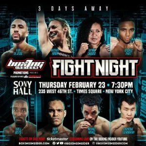 Boxing Insider Fight Night: 6 Rds.  Lightweight - Tsendbaatar Erdenebat vs Giovanni Gutierrez