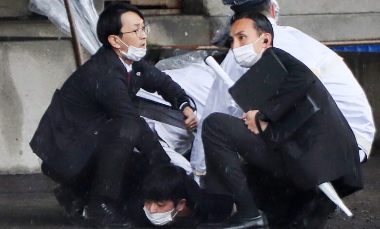 Japan's Prime Minister was not injured after an explosion during an election campaign event