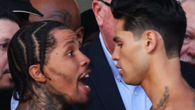 Video close-up of the fierce confrontation between Gervonta Davis and Ryan Garcia
