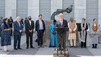 Religious leaders join hands with UN to pray for peace - 'our most precious goal'