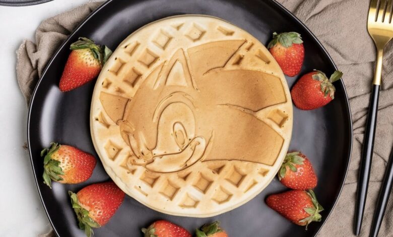 Random: Sega and Uncanny brands team up to reveal a Sonic waffle maker