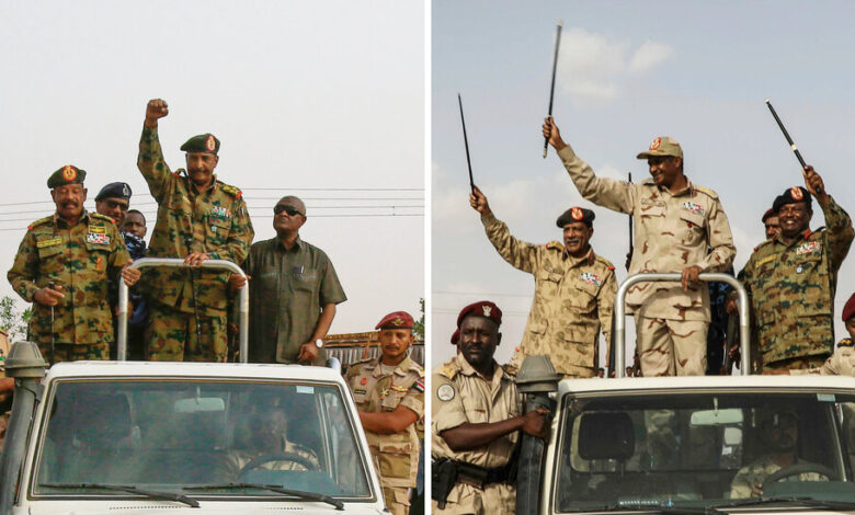 General Sudan has dinner with peace negotiators Then a war begins.