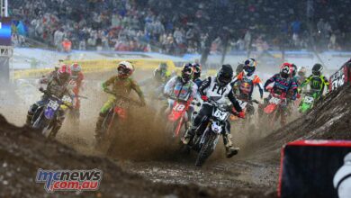 Blow by blow recap from lightning delayed AMA SX in NJ