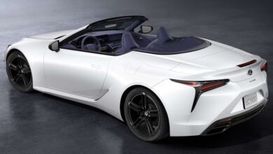 Lexus LC 2024 swaps touchpad for touchscreen - updated equipment, chassis;  Added final version