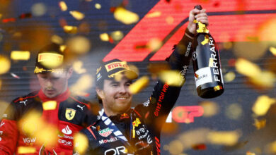 Formula 1: Sergio Pérez wins as Red Bull dominates again