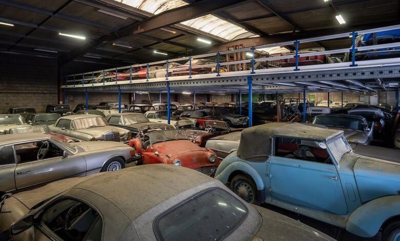 Huge warehouse of 230 cars found in the Netherlands is about to be auctioned