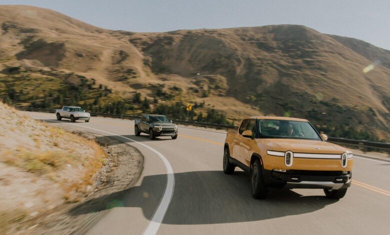 Rivian R1S and R1T with 700 hp dual-motor option