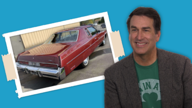 Rob Riggle's first car loved burning rubber