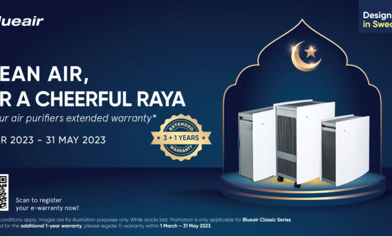Get fresh air and a refreshing Raya with the Blueair air purifier - special price for CabinAir