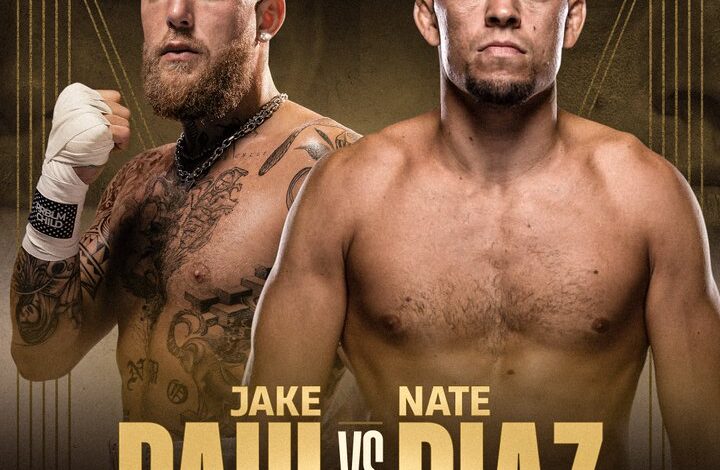 Jake Paul-Nate Diaz Fight Announced August 5