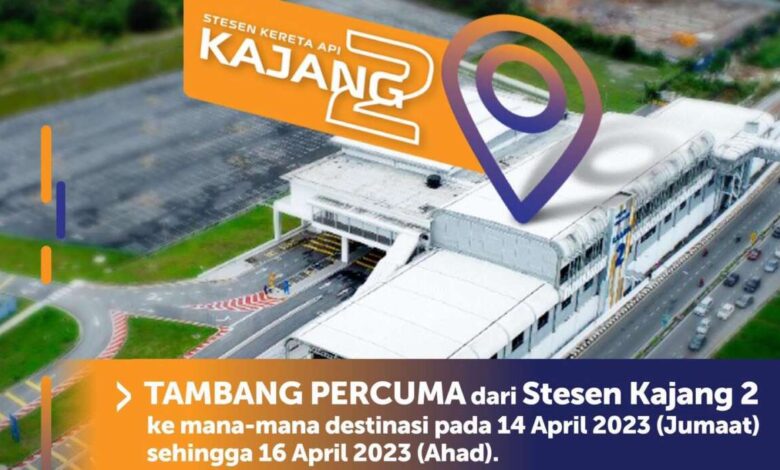 Free KTM ride from new Kajang 2 station until Sunday