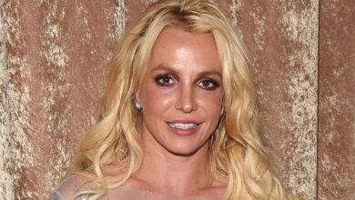 Britney Spears is seen without her wedding ring the day after Sam Asghari posted a selfie of the wedding band