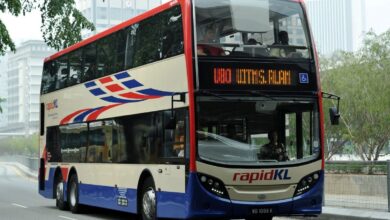 Rapid KL Skip Stop Xpress shuttle bus from LRT Ampang to KLCC permanently available - DS01, RM1,10