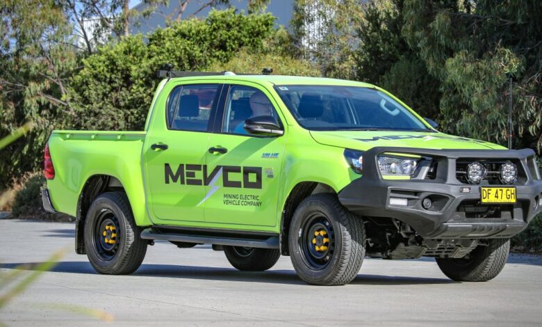Mining companies are hungry for electric Toyota HiLux