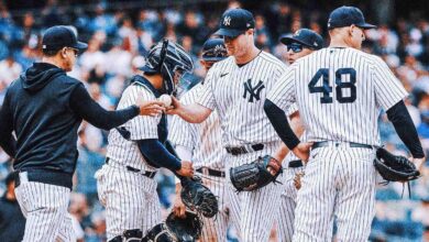 Cole, Manoah fail to score after chirping, Yanks beat Jays 3-2