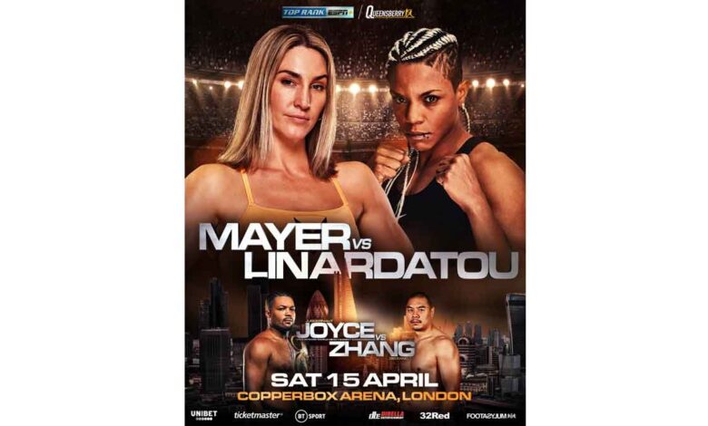 Mikaela Mayer vs Christina Linardatou full fight video poster 2023-04-15