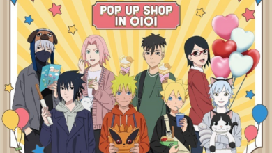 Naruto Boruto pop-up shop merchandise