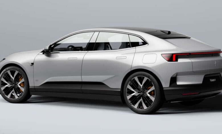 Launch of Polestar 4 EV in 2024 - 102 kWh battery for a range of up to 600 km WLTP;  Fastest production model