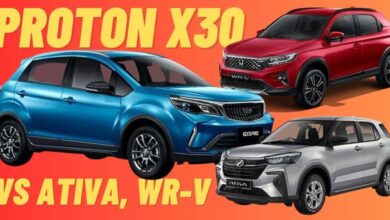 Compare Proton X30/Geely GX3 Pro with Ativa and Honda WR-V
